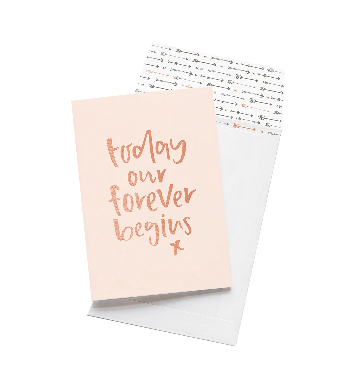 Today Our Forever Begins Greeting Card