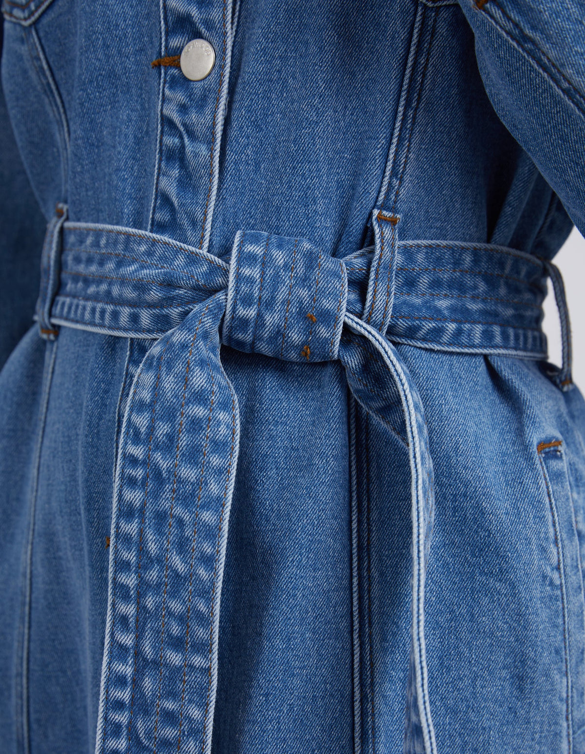 Riley Denim Dress - Blue