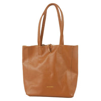 Medium Tote - Dark Camel