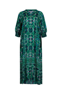 Gia Shirt Dress - Kelly Green