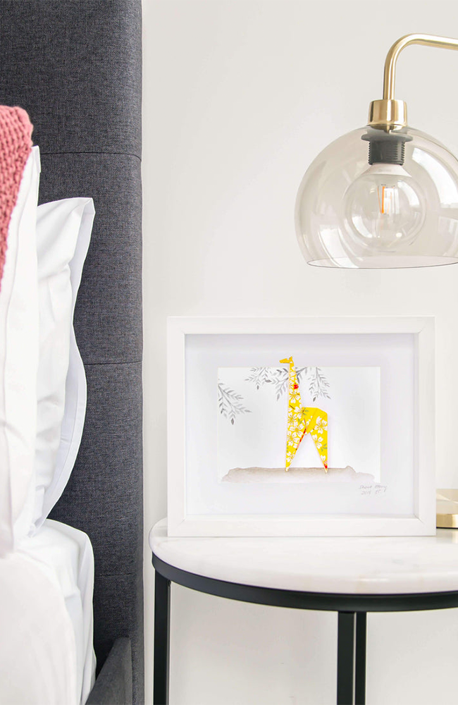 Giraffe White Frame Small