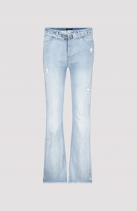 Bell Bottom Trousers - Light Denim