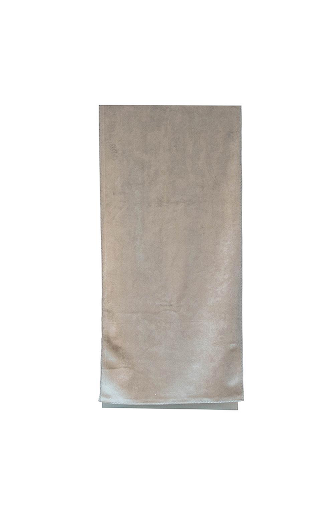 Lux Velvet Table Runner - Silver