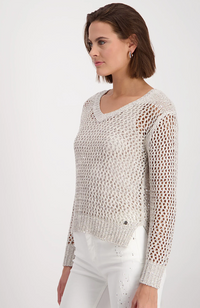 Peanut V Neck Pullover